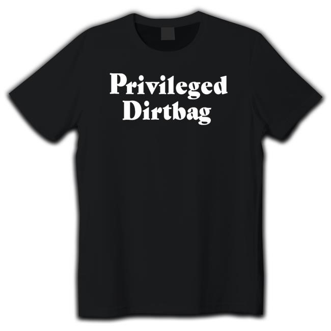 Adin Ross Wearing Privileged Dirtbag Long Sleeve Shirt