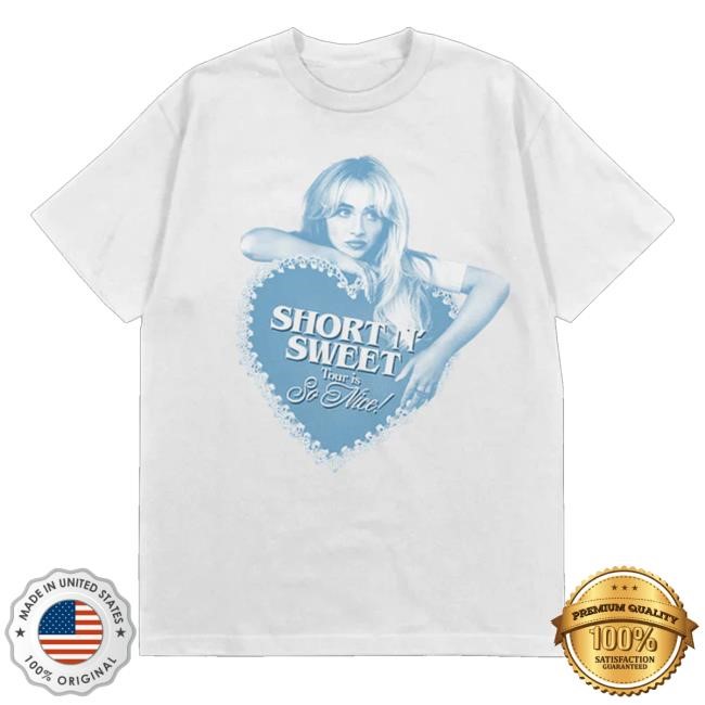 Short N' Sweet Tour Is So Nice Hoodie Sabrina Carpenter Merch Store Short N' Sweet Tour Is So Nice