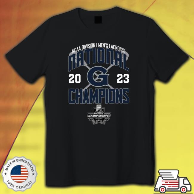 Georgetown Hoyas 2023 Ncaa Di Men’S Lacrosse Championships Philadelphia Logo T-Shirt