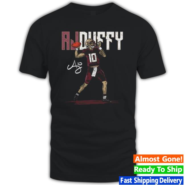 Aj Duffy College Player Signature Shirt