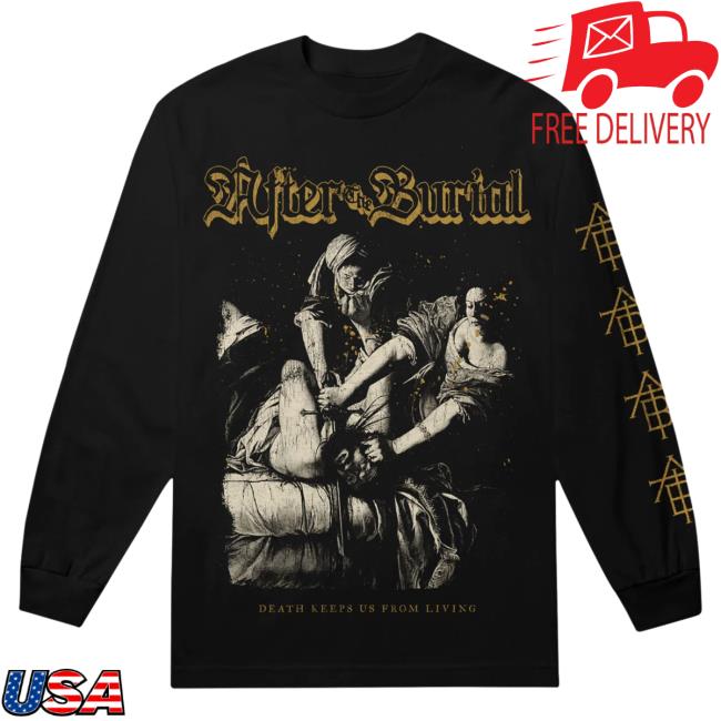 Official After The Burial Merch Carnage Black Long Sleeve Shirt