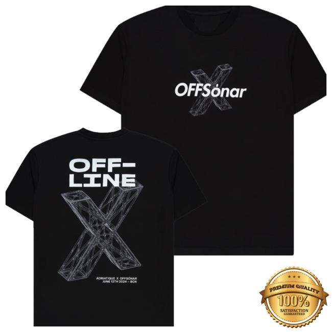 Trending Adriatique Merch Store Adriatique X Offsonar - Off-Line T-Shirt