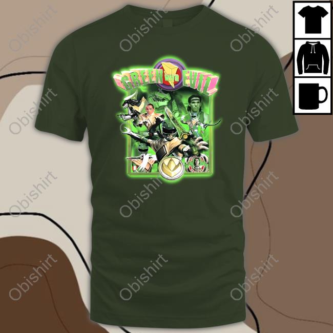 Green With Evil Mighty Morphin Power Rangers Hoodie