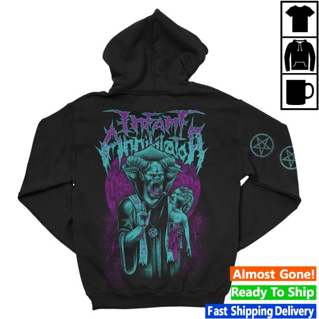 Official Merch Bar Store Infant Annihilator Demon Sweater Tie Dye MerchBar Shop